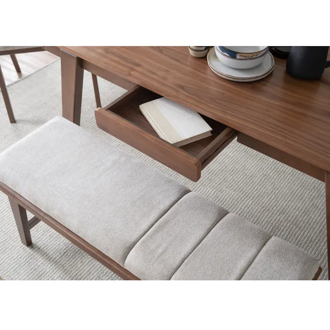 Taya Bench 1.1m - Cocoa, Beige - 4