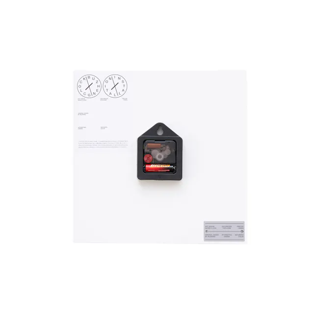 Commes Gradient Wall Clock - Red - 4