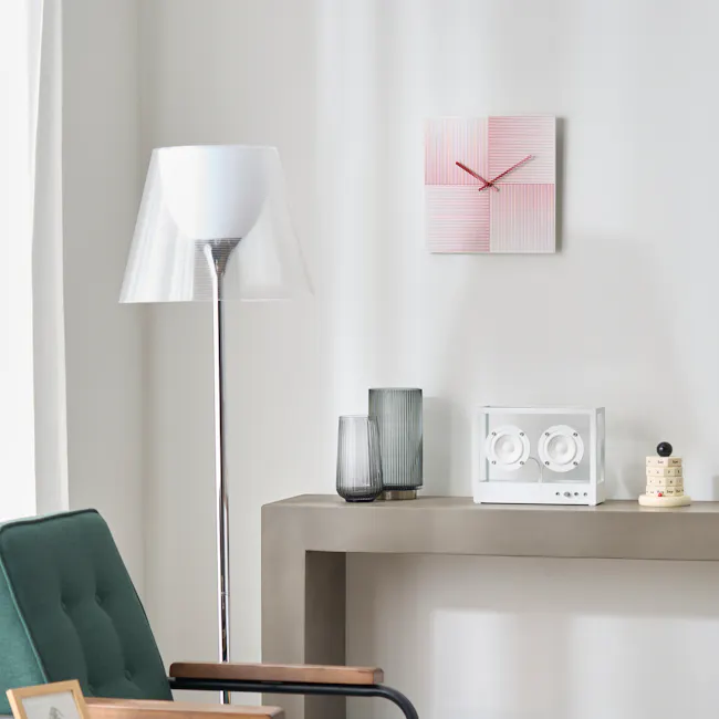 Commes Gradient Wall Clock - Red - 2