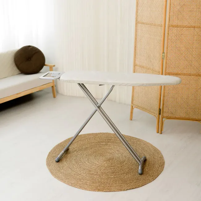 Rene Ironing Board Classic (3 Sizes) - Small: 95 x 32cm - 2 - Modern minimalist living room, cozy seating area, rustic woven