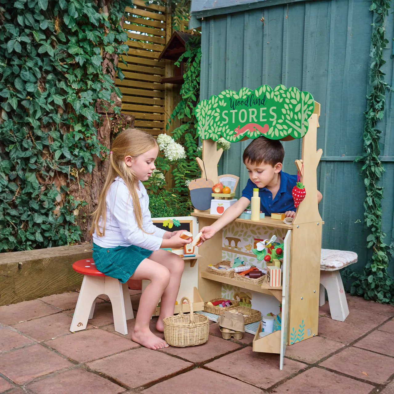 Tender Leaf Toy Kitchen - Woodland Stores and Theatre - 7
