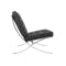 Benton 2 Seater Sofa with Benton Chair - Black (Genuine Cowhide) - 21