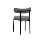 Aspen Dining Chair - Black, Grey Boucle - 4