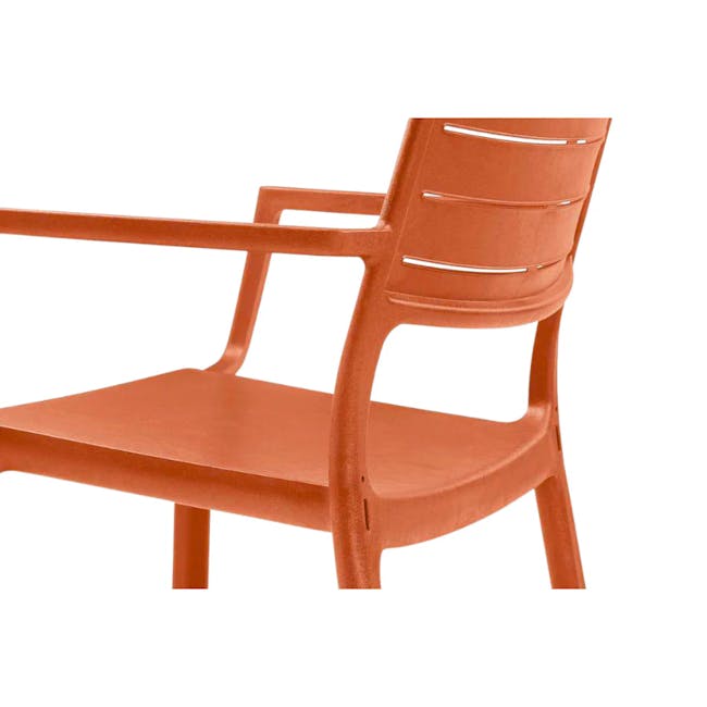 Metaline Stackable Chair - Terra Orange - 6