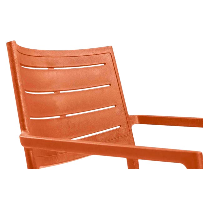 Metaline Stackable Chair - Terra Orange - 10