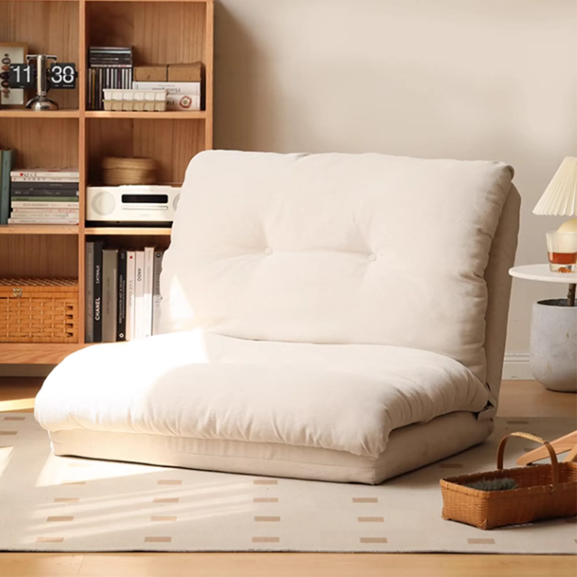 (As-is) Jesse Sofa Bed - Cream Corduroy - 1 - 11