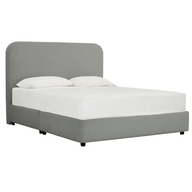 Paige Queen Bed - Light Grey - 3