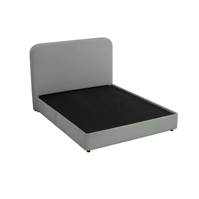Paige Queen Bed - Light Grey - 4