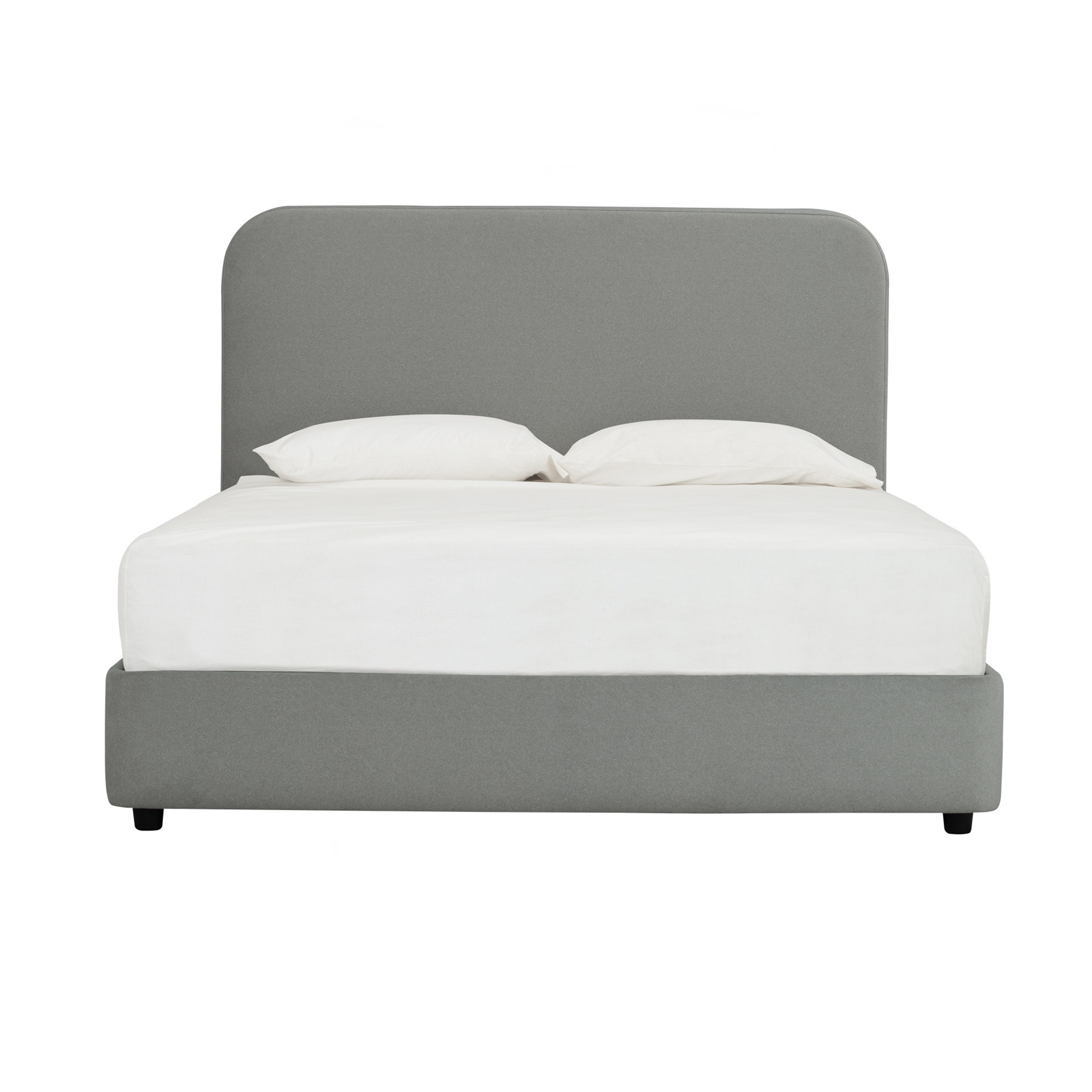 Paige Queen Bed - Light Grey