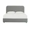 Paige Queen Bed - Light Grey