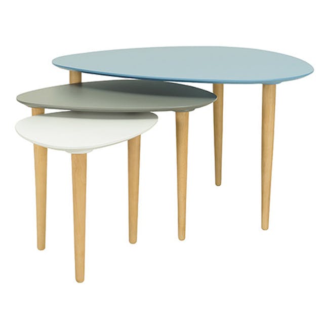 Corey Occasional High Table - Dust Blue - 1