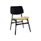 Margo Fabric Seat Dining Chair - Black, Pistachio
