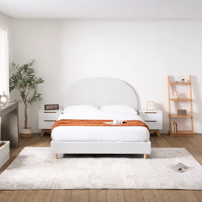 Aspen Super Single Bed - Ivory (Pet Friendly) - 12