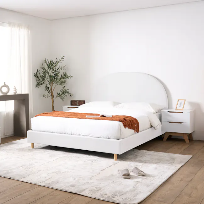 Aspen Super Single Bed - Ivory (Pet Friendly) - 10