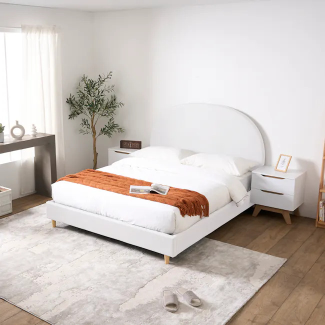 Aspen Super Single Bed - Ivory (Pet Friendly) - 11