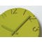 Carved Coloured Clock - Green - 2 Sizes - 4