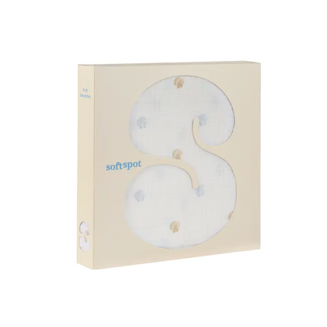 Soft Spot Soft Swaddle/Towel - Shell - 1
