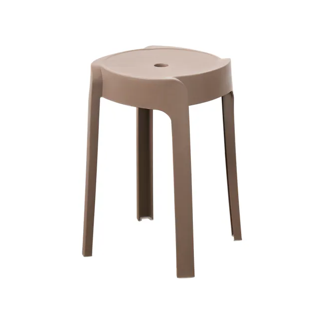 Xenia Stackable Stool - Coffee - 1