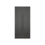 Lucca 2 Door Wardrobe 3 - Graphite Linen, Herringbone Oak - 1