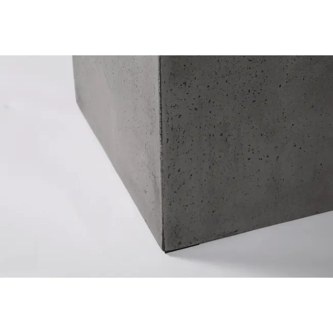 Ryland Concrete Dining Table 1.6m - 8 - Concrete structure, textured surface, gray concrete, irregular shape, minimalist