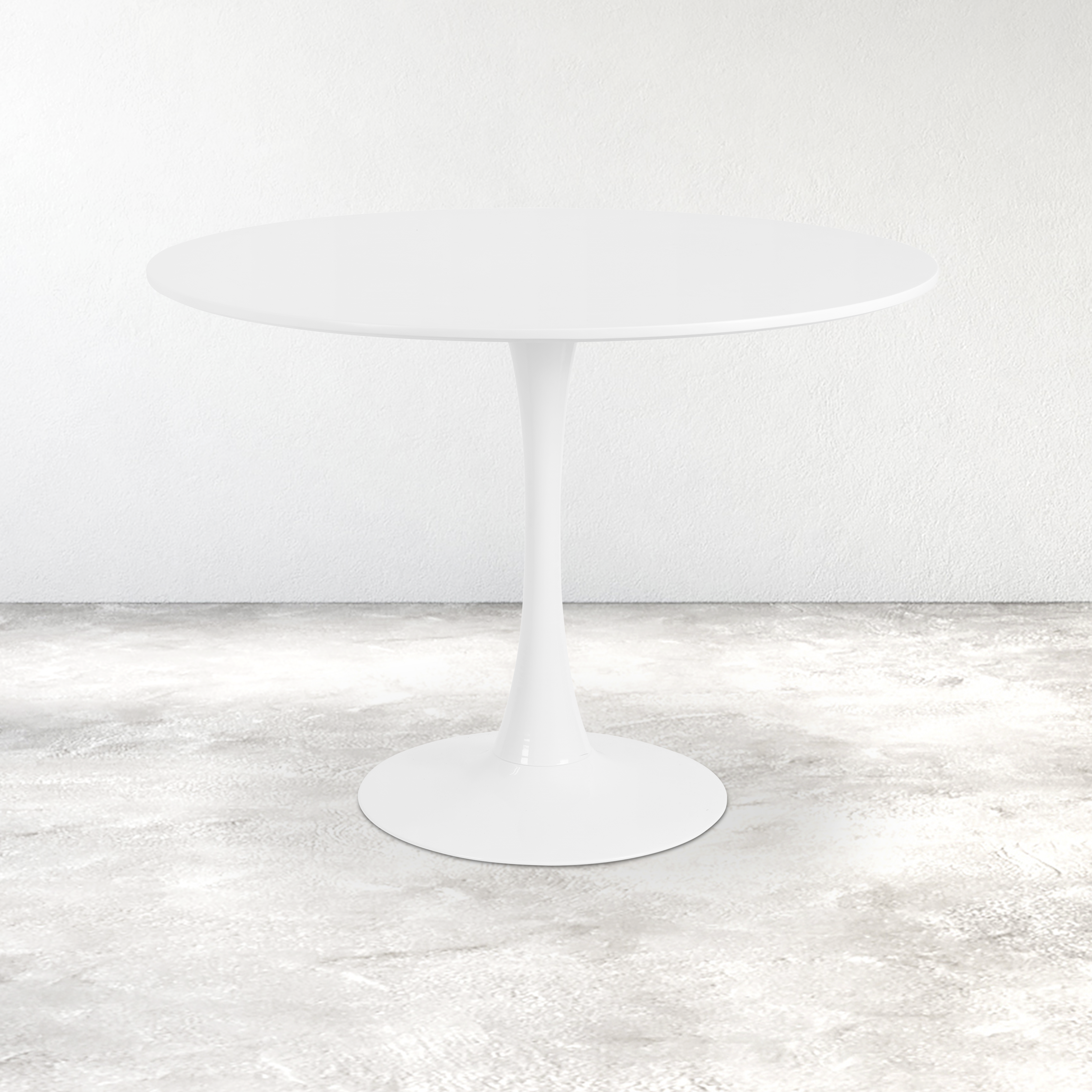 cheap round white table