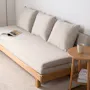 Reese 3 Seater Sofa Bed - Oak, Off White - 7