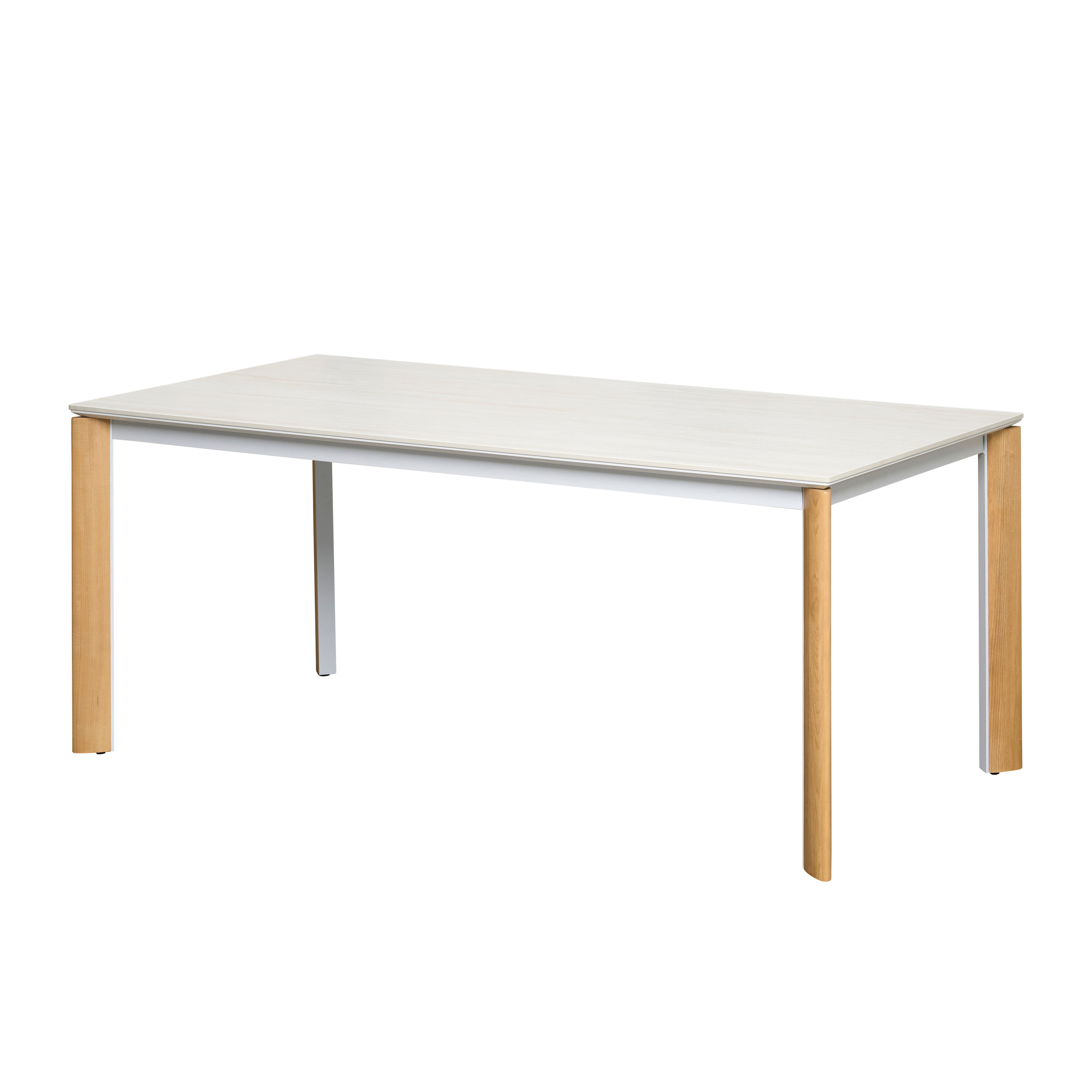 Nelson Dining Table 1.8m - Travertine (Sintered Stone)