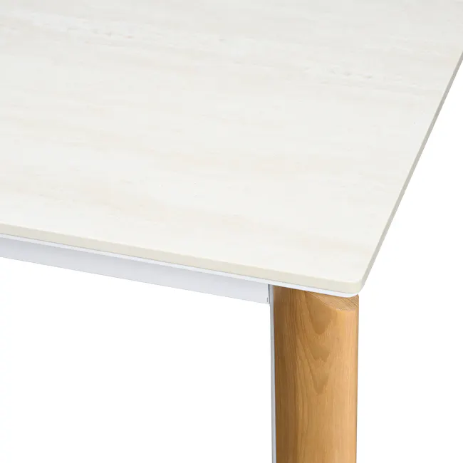 Nelson Dining Table 1.8m - Travertine (Sintered Stone) - 8