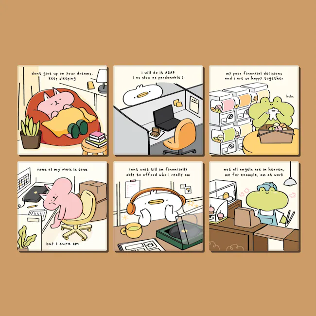 Keep Sleeping Cat Coaster - 5