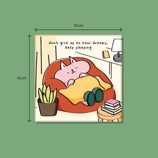 Keep Sleeping Cat Coaster - 3