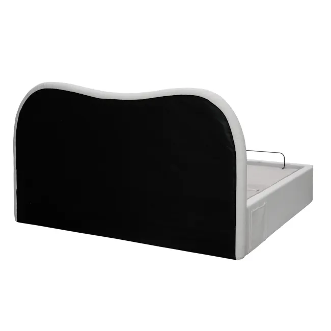 Lyra Split King Adjustable Bed - Grey Boucle - 15