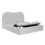 Lyra Split King Adjustable Bed - Grey Boucle - 7