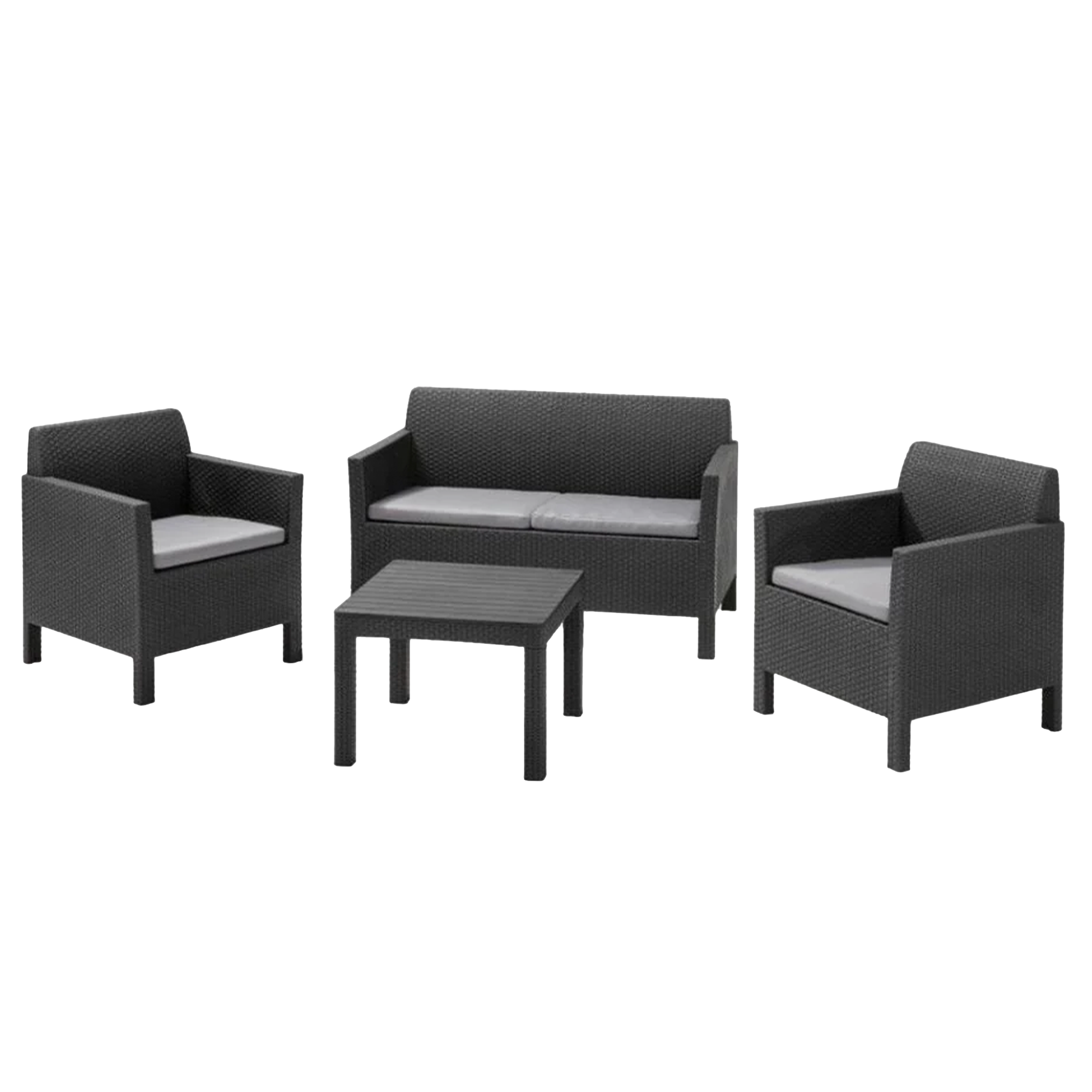 Orlando 4-pc Outdoor Sofa Set - Graphite