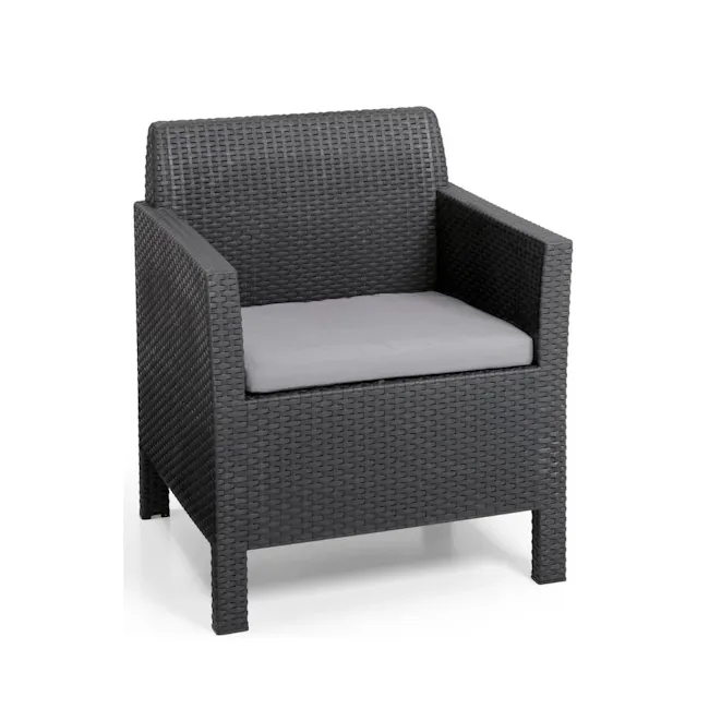 Orlando 4-pc Outdoor Sofa Set - Graphite - 8