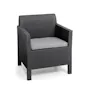 Orlando 4-pc Outdoor Sofa Set - Graphite - 7