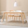 Roden Dining Table 1.8m - Cocoa - 2