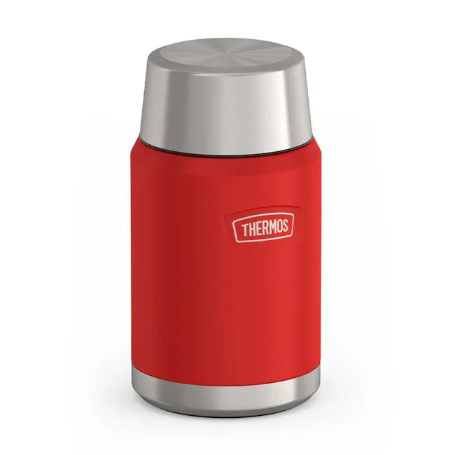 Thermos® ICON™ Food Jar 24oz with Foldable Spoon (IS3012) - Crimson Red - 4