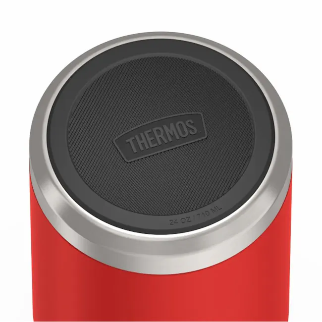 Thermos® ICON™ Food Jar 24oz with Foldable Spoon (IS3012) - Crimson Red - 6