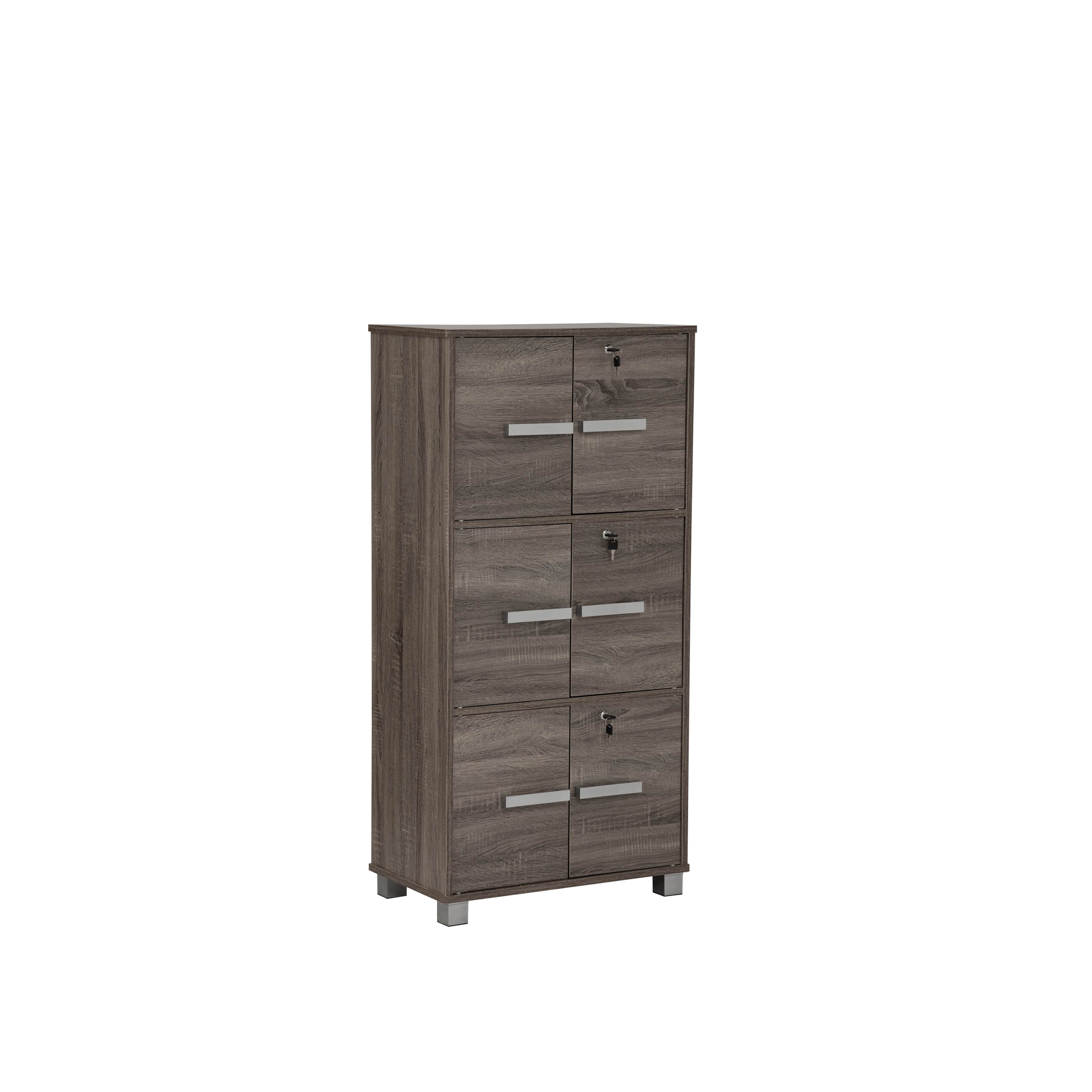 Naya 6 Door Cabinet - Dark Sonoma