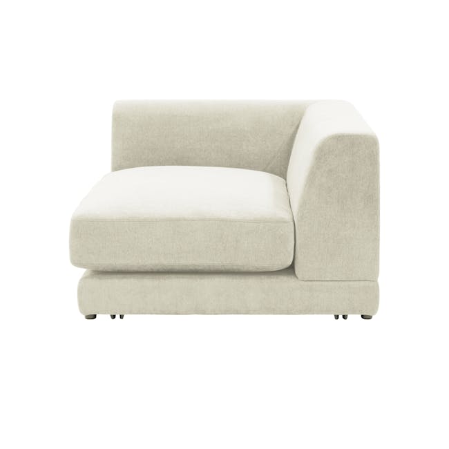 (As-is) Abby Chaise Lounge Sofa - Pearl - Left Arm Unit - 1 - 24