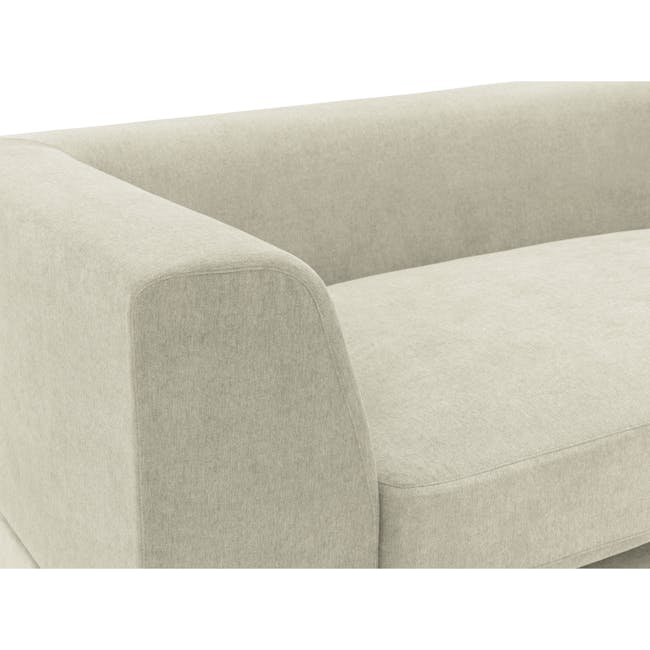 Abby L-Shaped Lounge Sofa - Pearl - 3