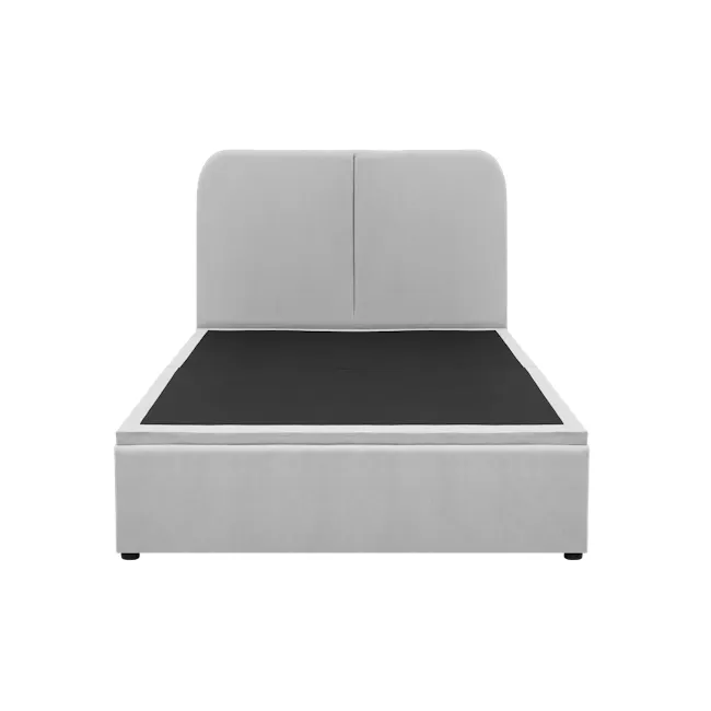 Nolan Super Single Storage Bed - Silver Fox - 4 - Modern minimalist sofa, sleek design, comfortable seating, upholstered
