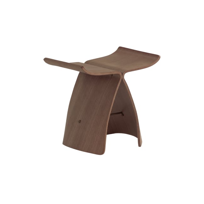 Anya Stool - Walnut - 1