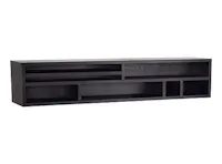 Ezra Wall Storage Unit - Black Ash