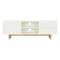 Aalto TV Cabinet 1.6m - White, Natural - 8