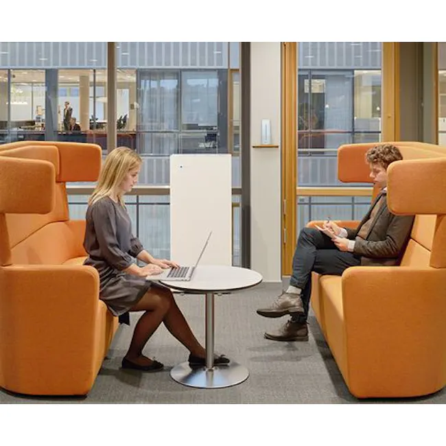 Blueair Pro XL with Smokestop Filter - 2 - Modern workspace, contemporary design, ergonomic chairs, open office environment
