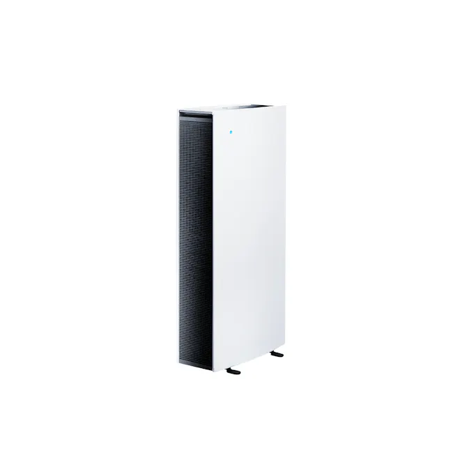 Blueair Pro XL with Smokestop Filter - 4 - Air conditioner, tall, white, modern, sleek design, ventilation, black grille