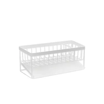 ESSENTIALS Sink Storage Sponge Rack Shelf 30cm - White