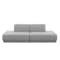 Milan Duo Extended Sofa - Slate (Fabric)