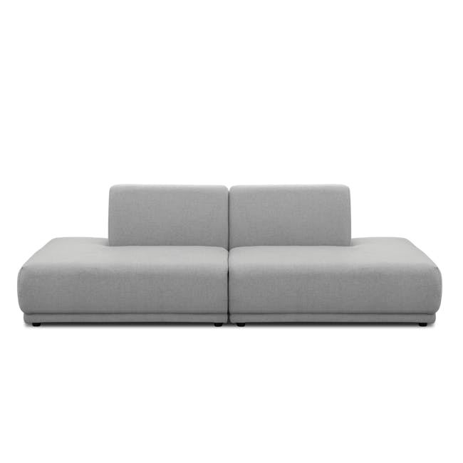 Milan Duo Extended Sofa - Slate (Fabric), Milan by HipVan Milan Duo Extended Sofa - Slate (Fabric), Milan by HipVan